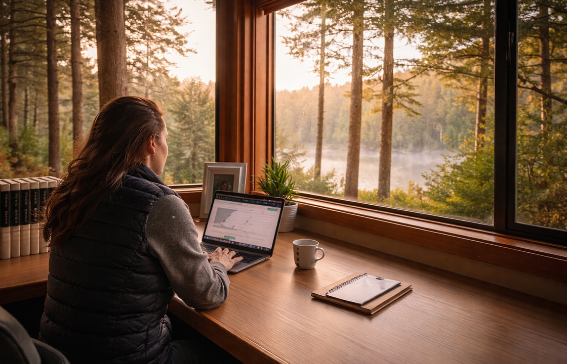 Une habitation intelligente, pensée pour le travail à distance